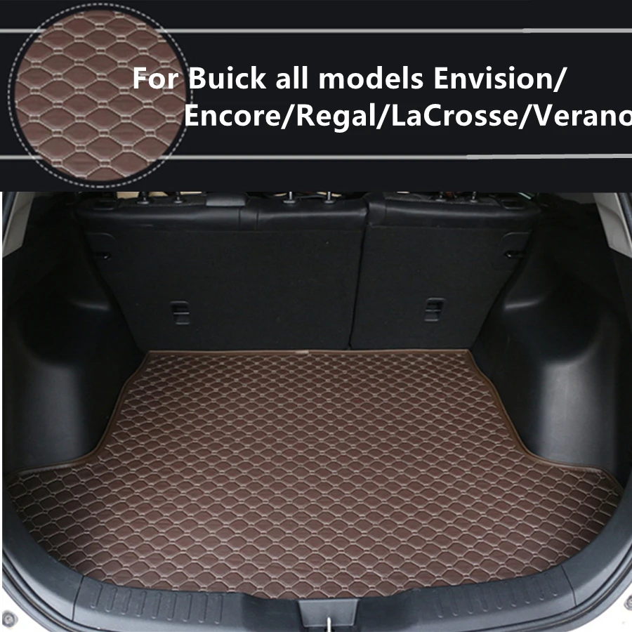 

Flat Side Cargo Liner For Buick Envision Encore Regal LaCrosse Verano (2009-2020)Special Car Trunk Mats Waterproof Boot Carpets
