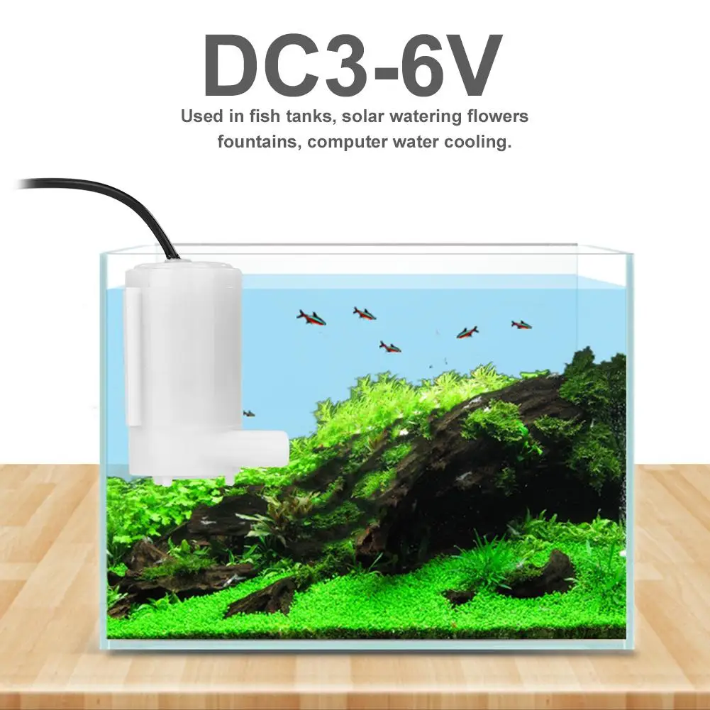 DC3-6V малошумный бесщеточный моторный насос мини-погружной водяной |