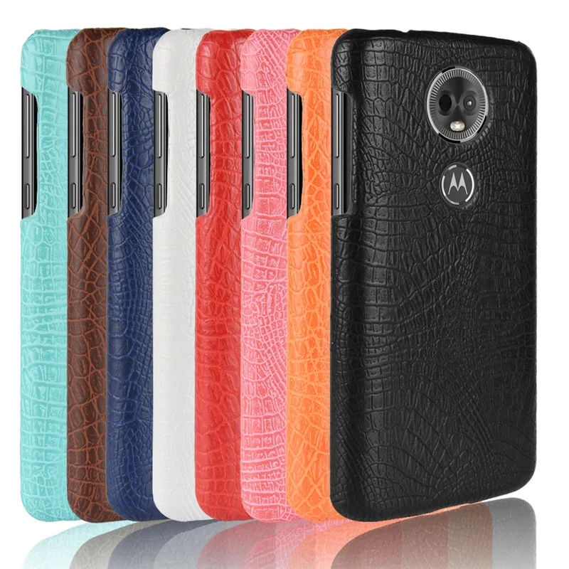 Чехол для Motorola Moto E5 Plus чехол жесткий пластиковый кожаный телефона E 5 е поколение