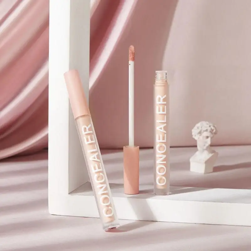 

Liquid Concealer Cream Waterproof Full Coverage Concealer Long Lasting Face Scars Acne Cover Smooth Moisturizing Makeup TSLM2
