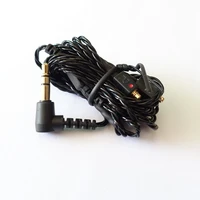 original fxa7 hifi earphone audio cable mmcx 3 5mm plug for fender fxa23456 headphones w60 se535 headset