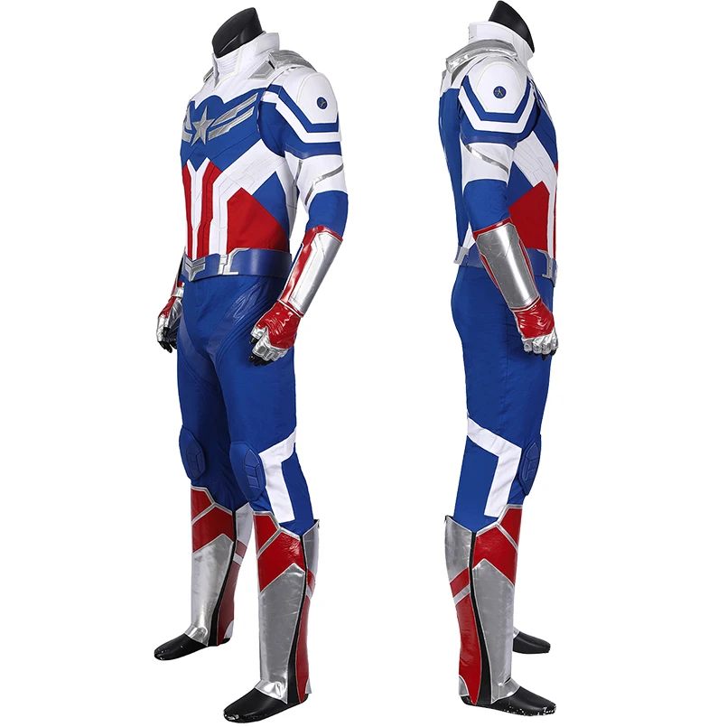 Adult Halloween Superhero Falcon and Winter Soldier Clothes Cosplay Falcon Costume Battle suits Outfit Party Full Props Suit