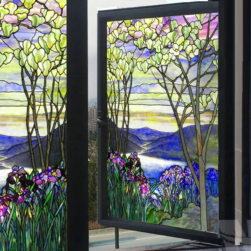 Европейская церковь Мозаика Искусство стекло пленка витражное окно