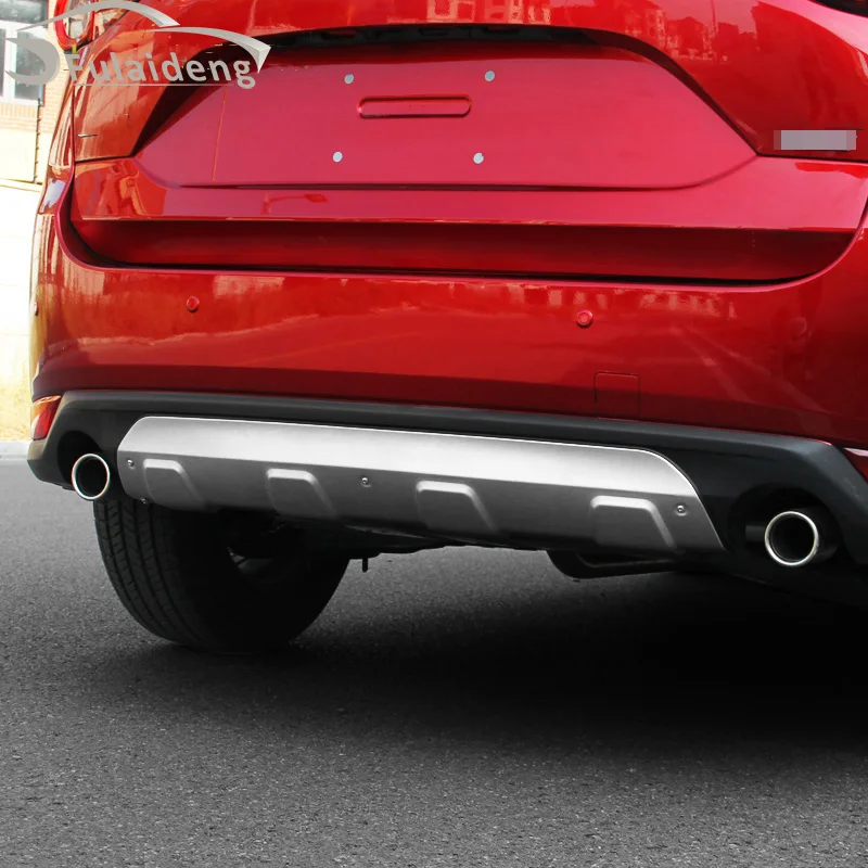 2 шт. защитные накладки на передний и задний бампер из нержавеющей стали для Mazda Cx 5