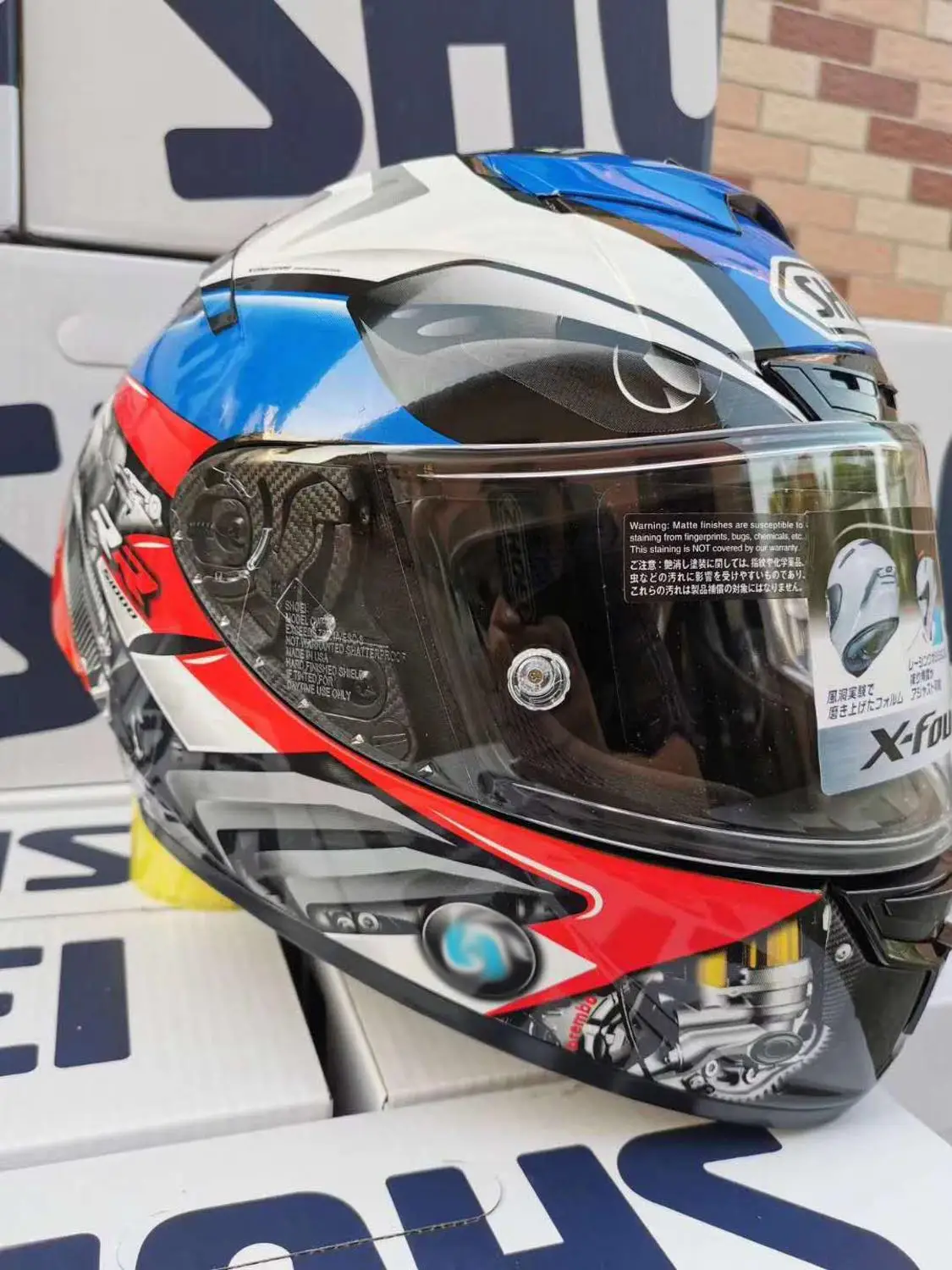 

Full Face RR S1000 Motorcycle helmet X14 BM-Ww blue COLOR 14 Helmet Riding Motocross Racing Motobike Helmet