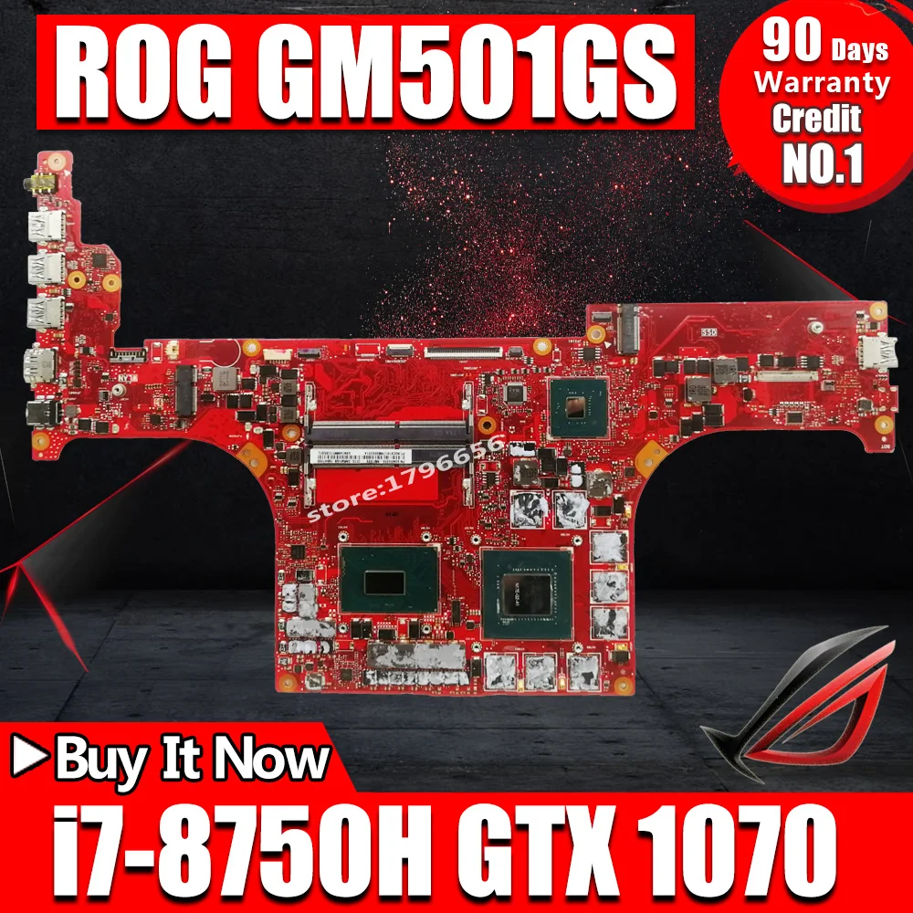 GM501GS материнская плата i7 8750H GTX 1070 для ROG For Asus GM501G ноутбука (обмен)!|Материнские