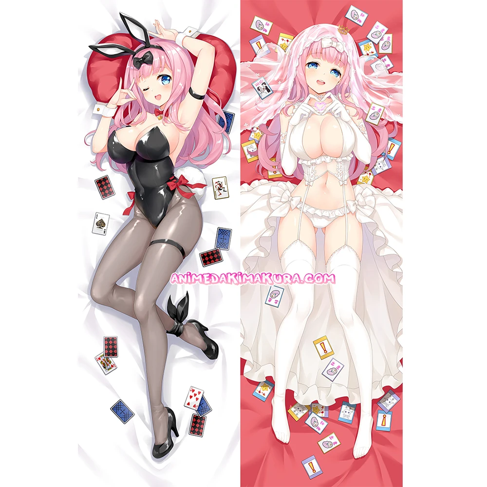 

Kaguya-sama Fujiwara Chika Anime Girl Dakimakura Hugging Body Pillow Case Covers