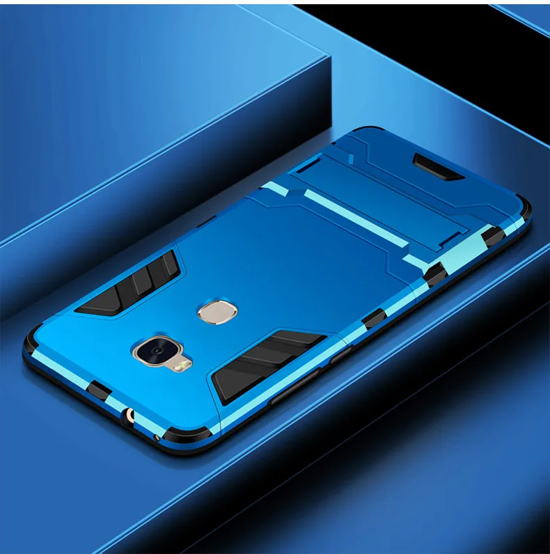 Чехол для Huawei Honor 5X KIW L21 силиконовый пластиковый Гибридный армированный чехол с