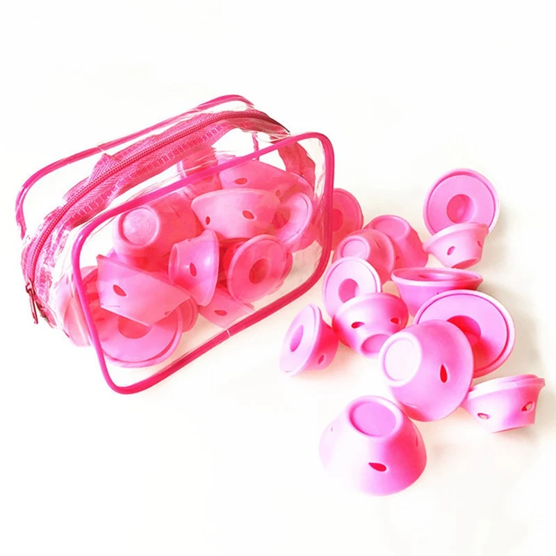 20/30/40 Pcs/set Soft Rubber Magic Hair Care Rollers Silicone Mushroom Hair Curler No Heat No Clip Hair Curling Styling DIY Tool