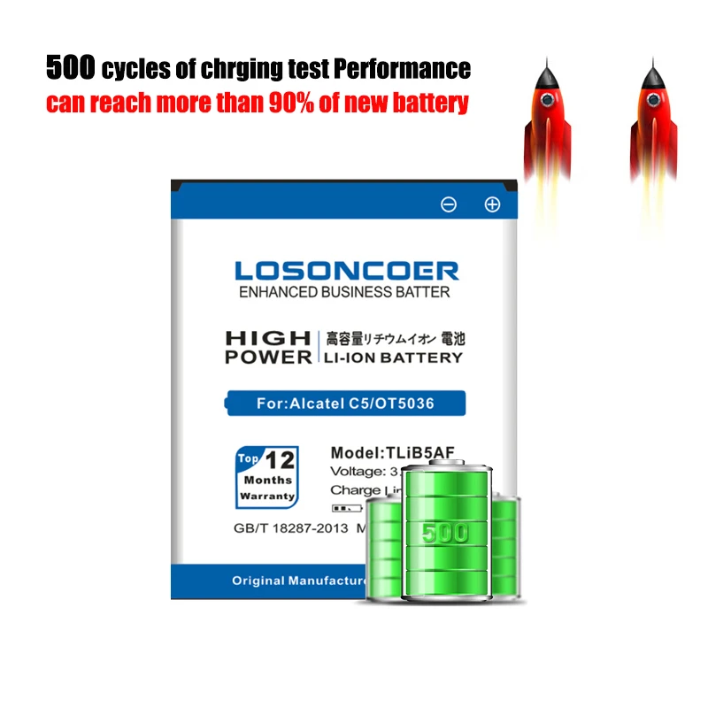 2800 мАч LOSONCOER TLiB5AF для Alcatel One Touch Pop C5 OT5036 OT5036D OT 5036 5036D TCL S800 S710 997D OT997 5037