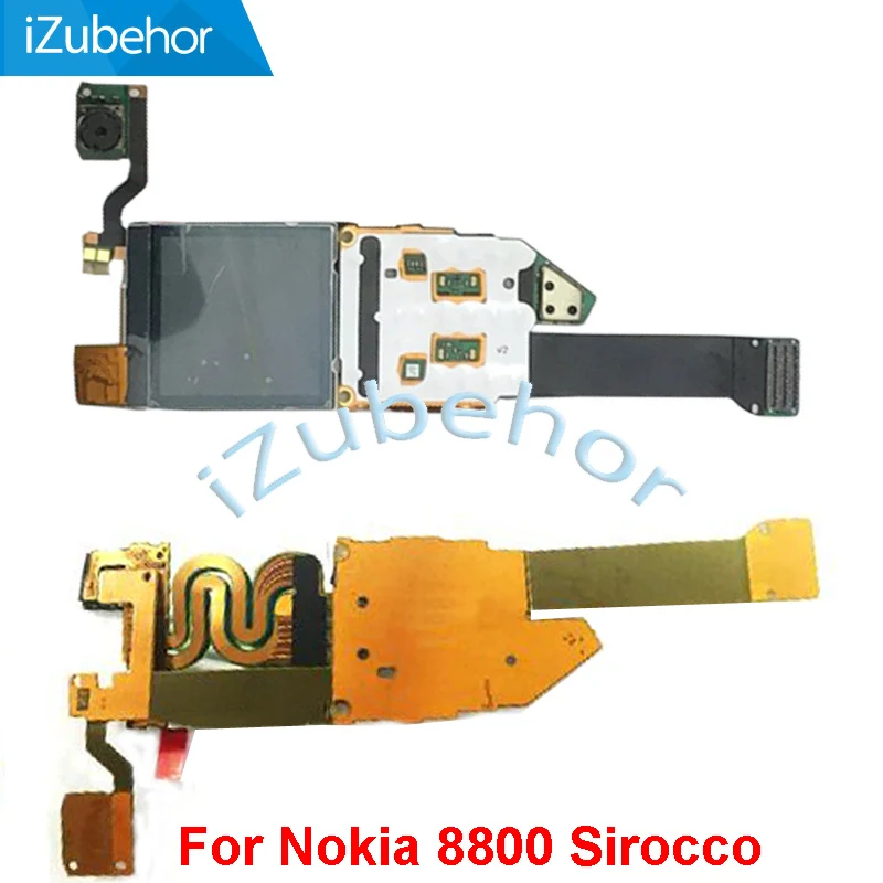 ЖК экран с гибким кабелем для Nokia 8800 Sirocco 8800SE 8800D 100% гарантия|Экраны мобильных