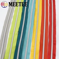 5meters 5 nylon zipper silver teeth coil code open zip for quilt beding backpack luggage bag home textile sewing accessories