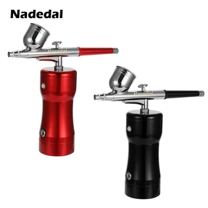 Портативный распылитель с ручкой и компрессором, набор для художественной живописи, крафта, модель распылителя, Красивые наборы аэрографов