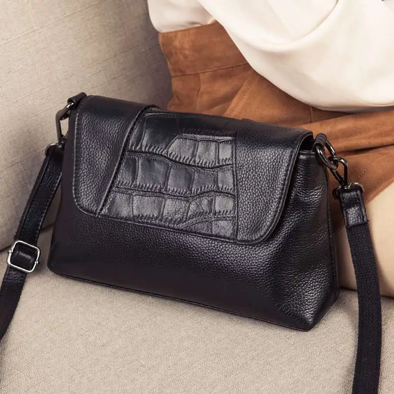 Сумки из натуральной кожи модная женская сумка на плечо сумки через с клапаном