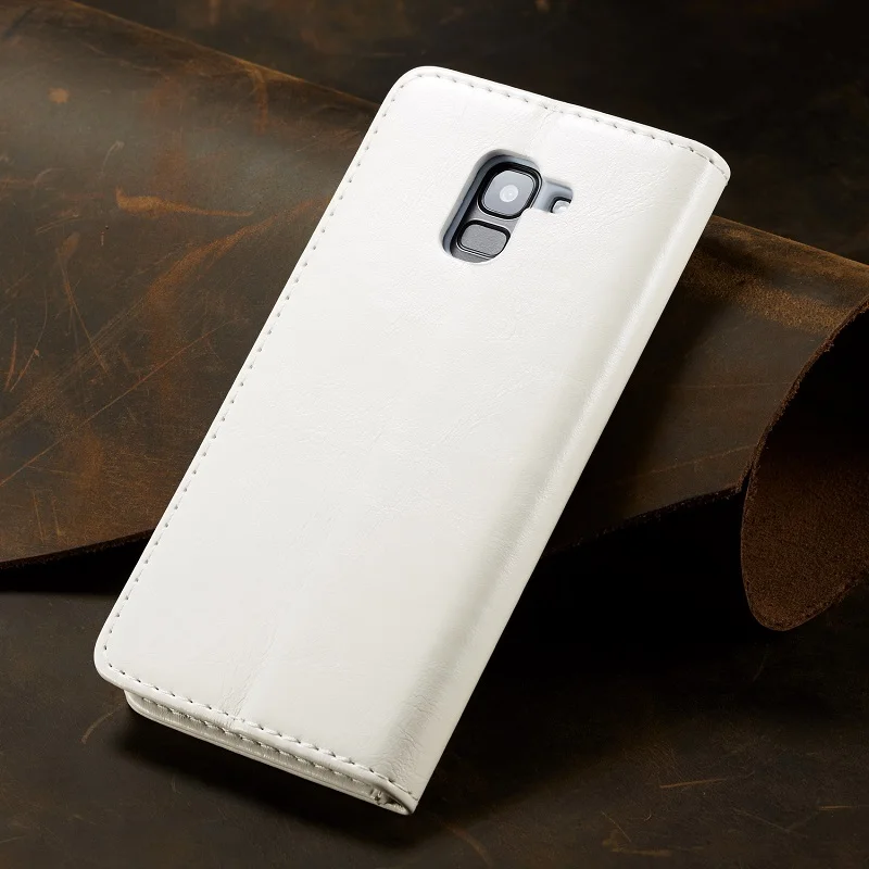 Роскошный винтажный кожаный чехол для samsung Galaxy A6, чехол-кошелек для samsung A6 A7 A8 A9, чехол-оболочка с откидной крышкой