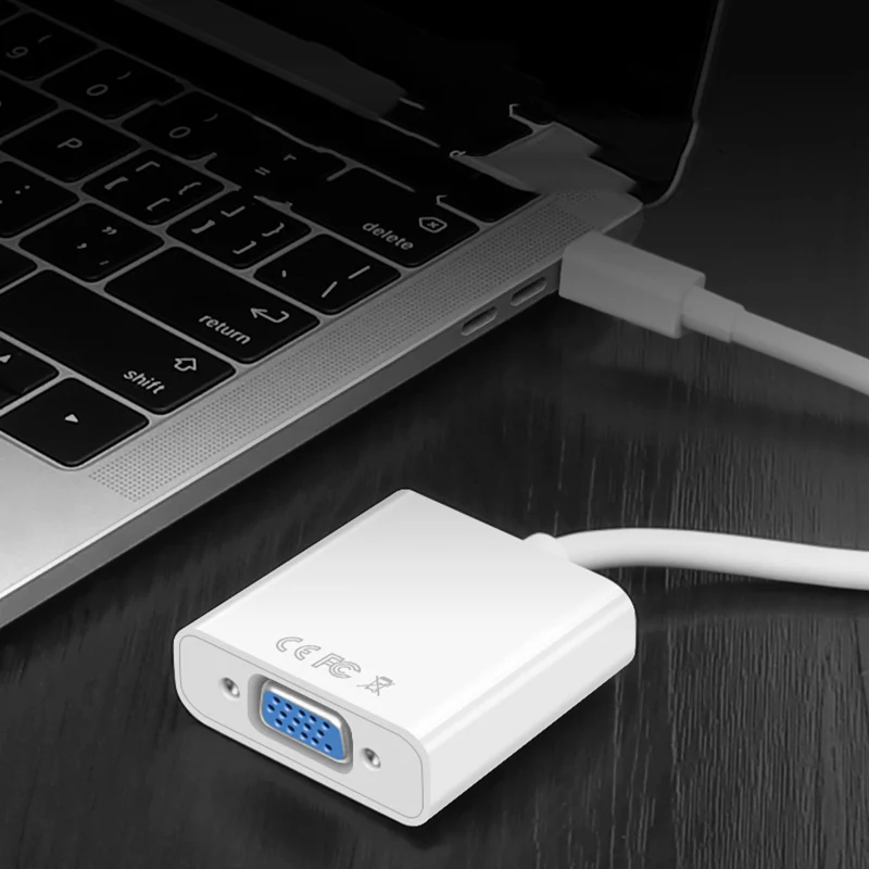 Мини DP к VGA видео адаптер 1080p Thunderbolt DisplayPort кабели для Apple Macbook Pro Air проектор Аудио