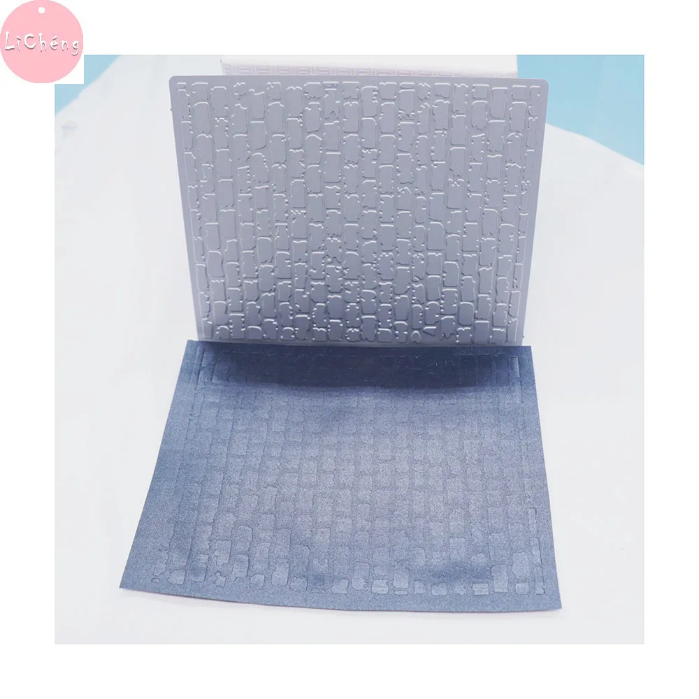 Металлический Трафаретный вырубной штамп Скрапбукинг бумажный трафарет кирпич