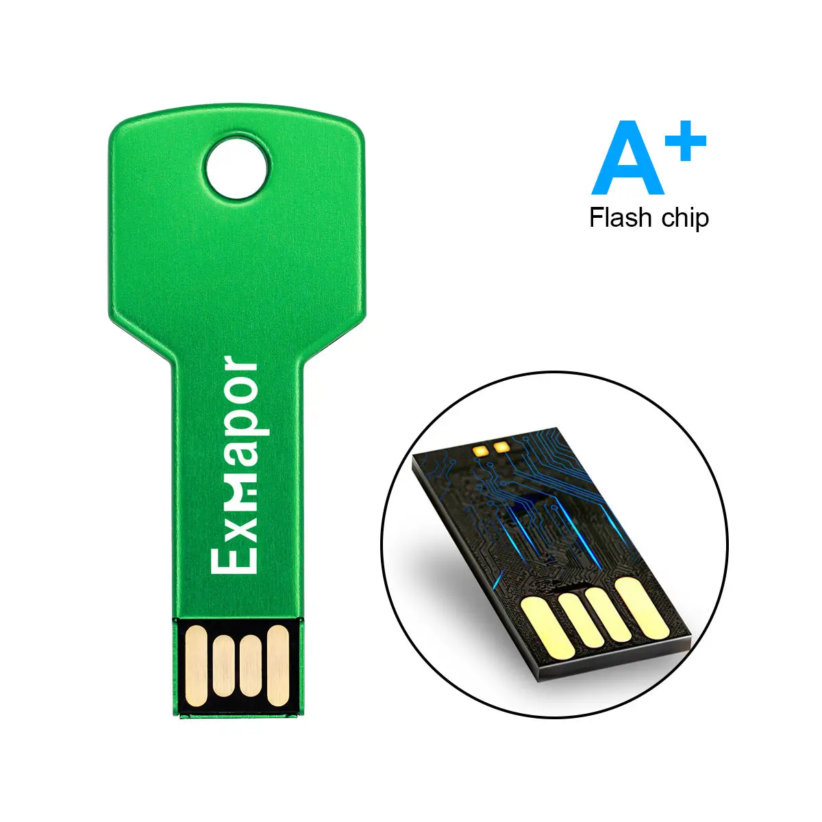 Exmapor флеш накопитель USB 10X32 GB металлический ключ флэш 16 Гб 2 ГБ/4 ГБ/8 ГБ 1gb жесткий