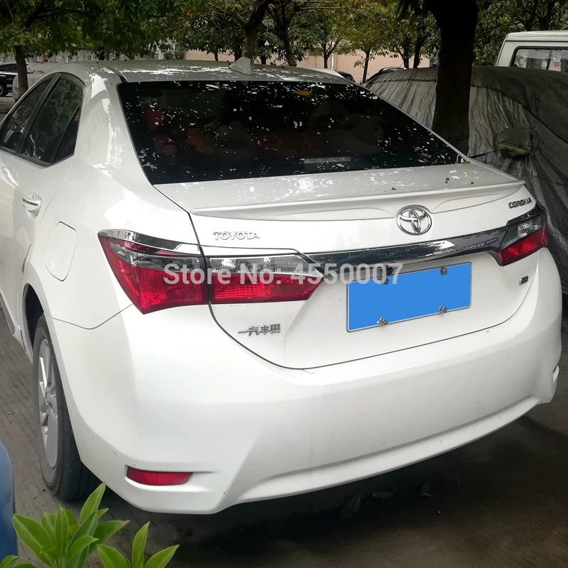 Используется для toyota corolla 2014 2015 спойлер высокого качества ABS Материал заднего