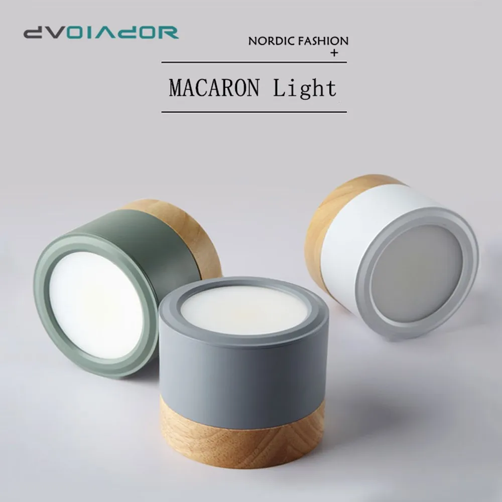 Поверхностного монтажа светодиодный светильник Макарон точечный потолочный