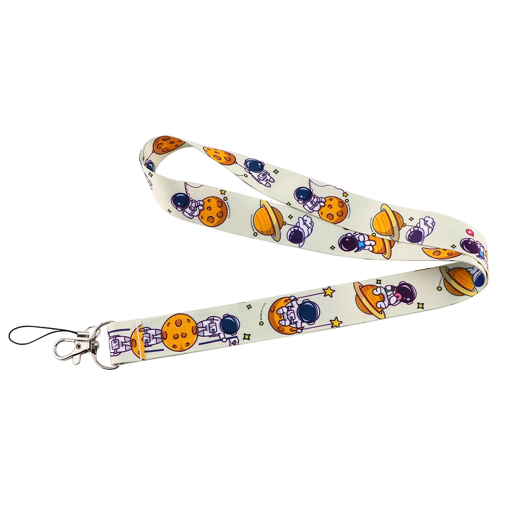 YQ789 шнурок для ключей с изображением космонавта из мультфильма Вселенная планеты