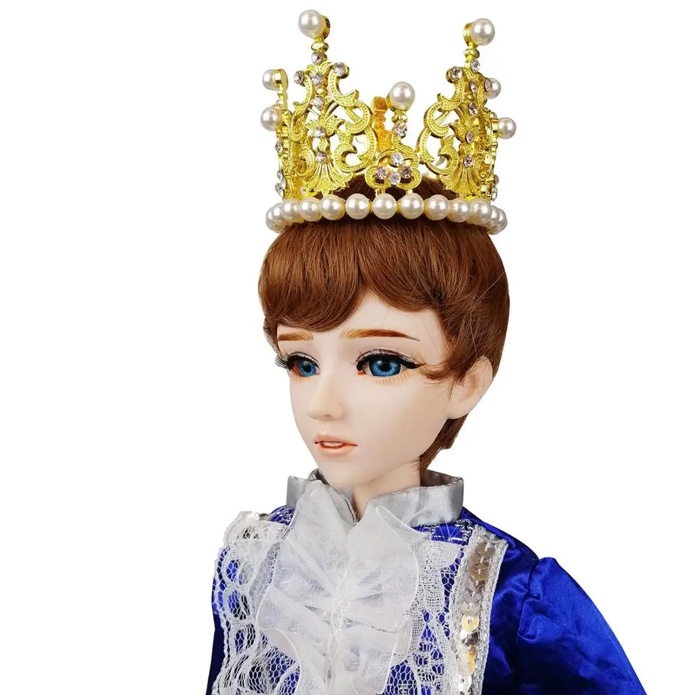 EVA BJD 1/3 62cm 24.5 inch Doll Male Prince Boy Toy ball jointed Plastic Model Make up Practice Gift With Clothes Wig Shoes | Игрушки и