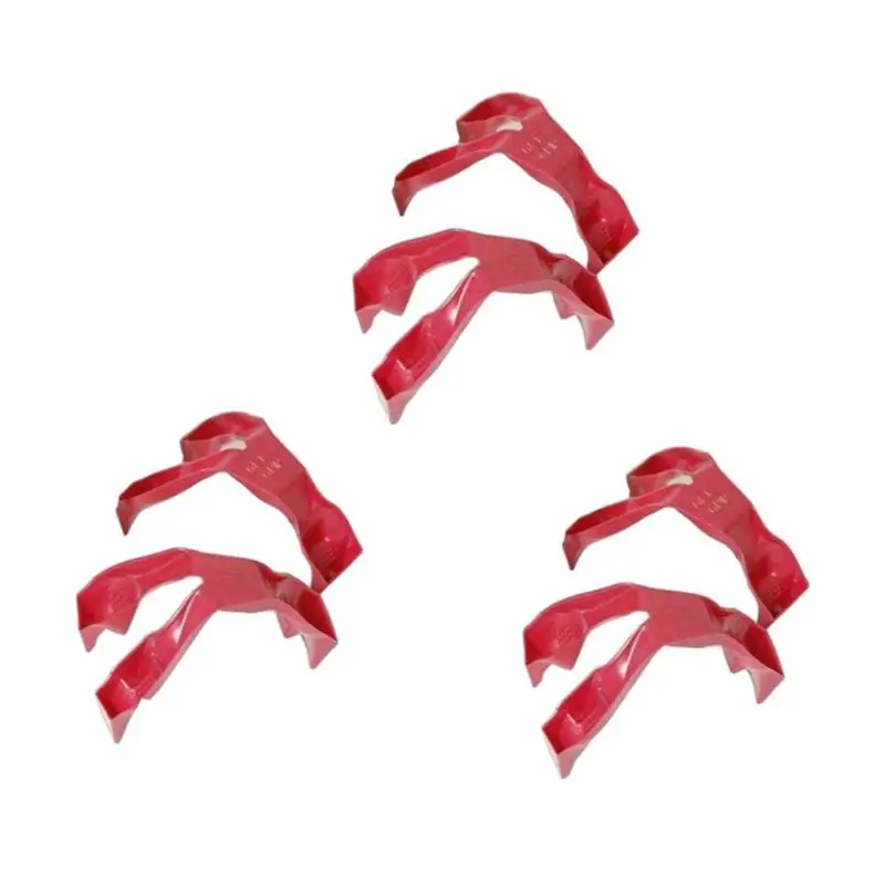 

12pcs Useful Finger Food Tongs Meal Prepare Eating Tongs Anti-Scald Clips Dinner Utensil Kitchen Finger Cleaning Anti Scald Clip