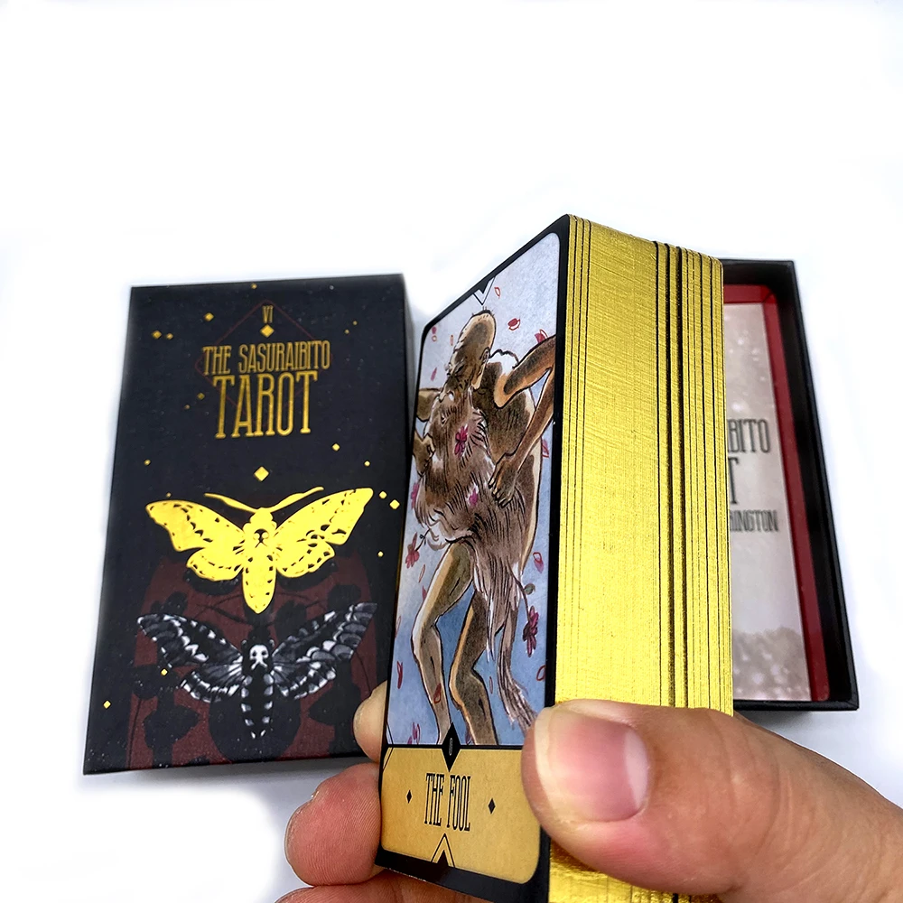 Sasuraibito Tarot 78 карточная колода и 63 страничная книга оригинальная гайка