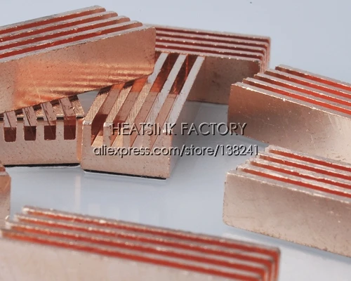 Радиатор из чистой меди 22x8x5 мм 8 шт./компл. для радиатора оперативной памяти DDR DDR2