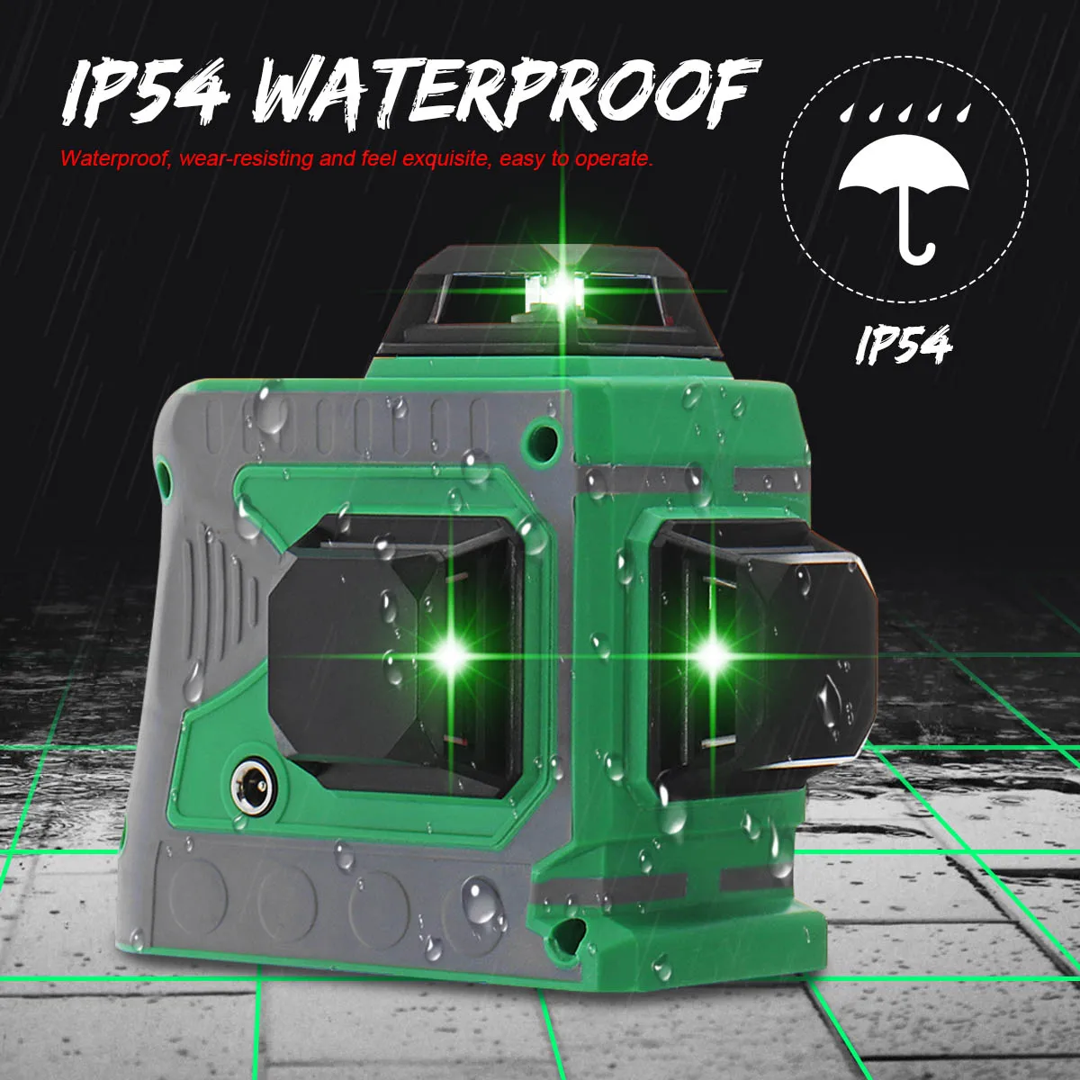 ZEAST лазерный уровень 3D 12 линий автоматическая система самонивелирующегося 360 °