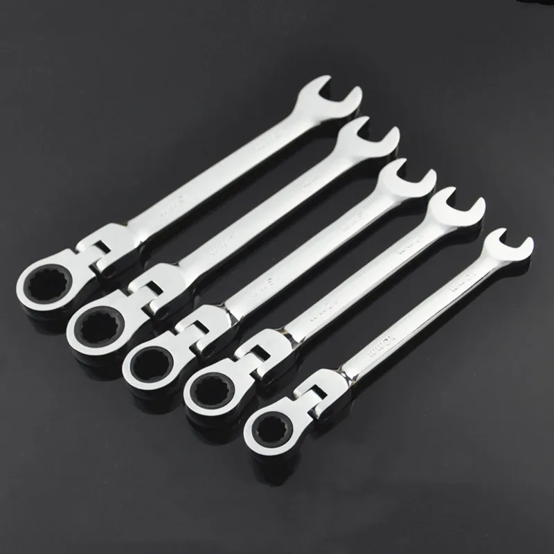 Гаечный ключ с храповым механизмом Метрическая комбинация набор двойным концом