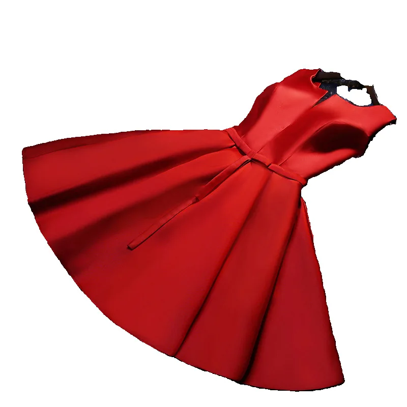 

Evening dress short 2021 new Korean Party Dress Bridesmaid Dress sister size dress