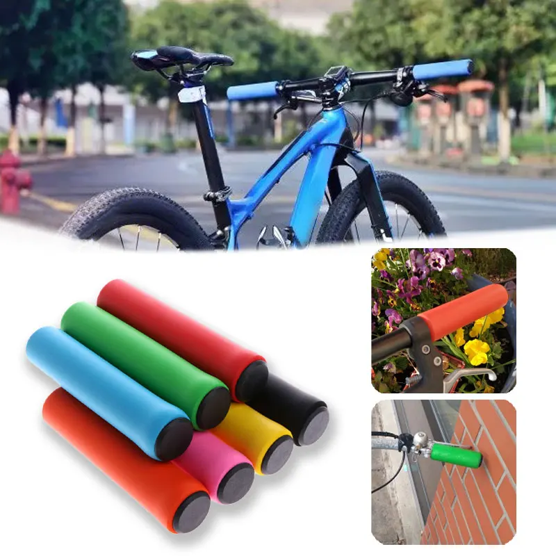 Удобный руль велосипеда мотоцикл руль крышка MTB мотоцикл скольжения на пену силиконовый велосипед дорожный велосипед мягкий простой захват