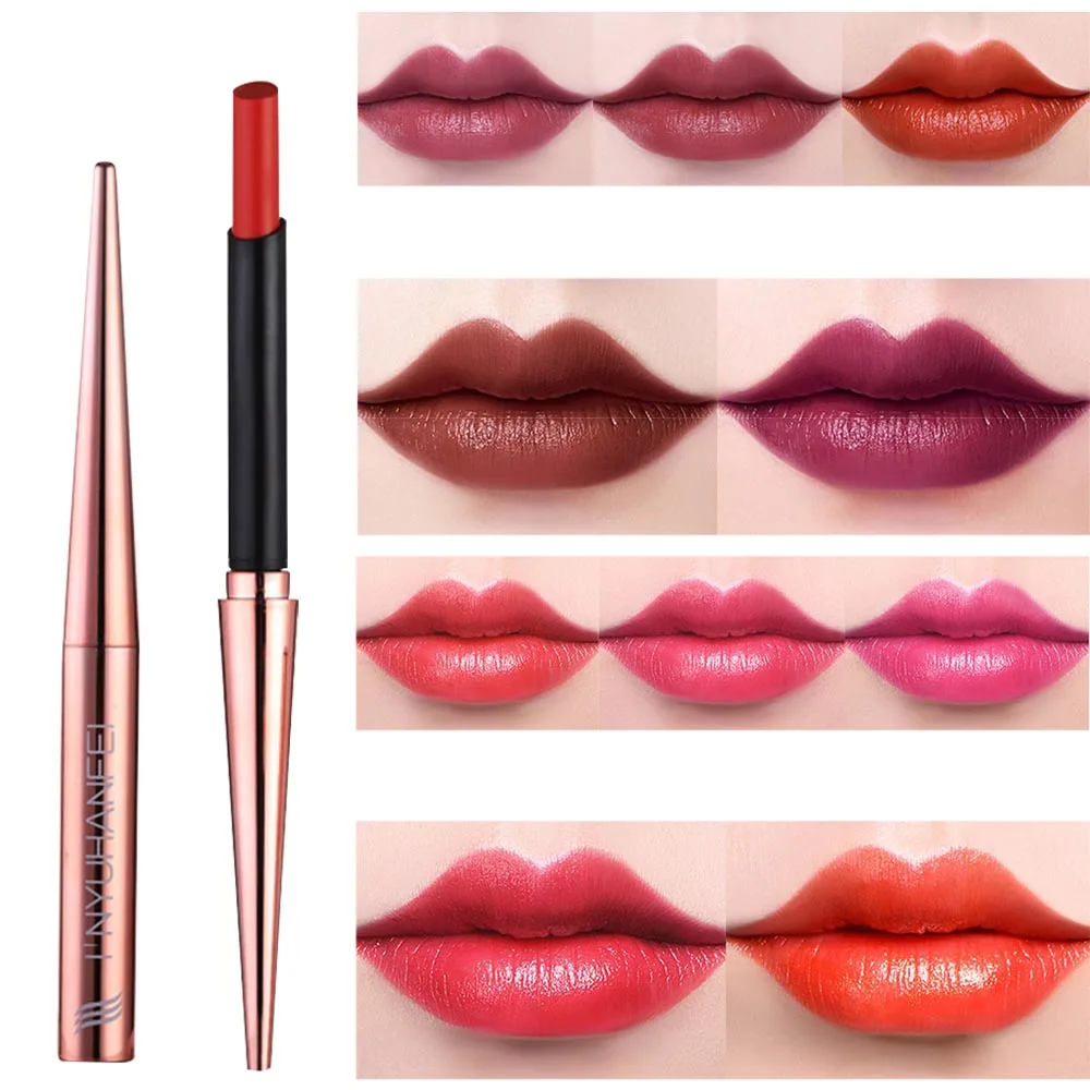 10 цветов сексуальный красный оттенок для губ хит продаж увлажняющий матовый