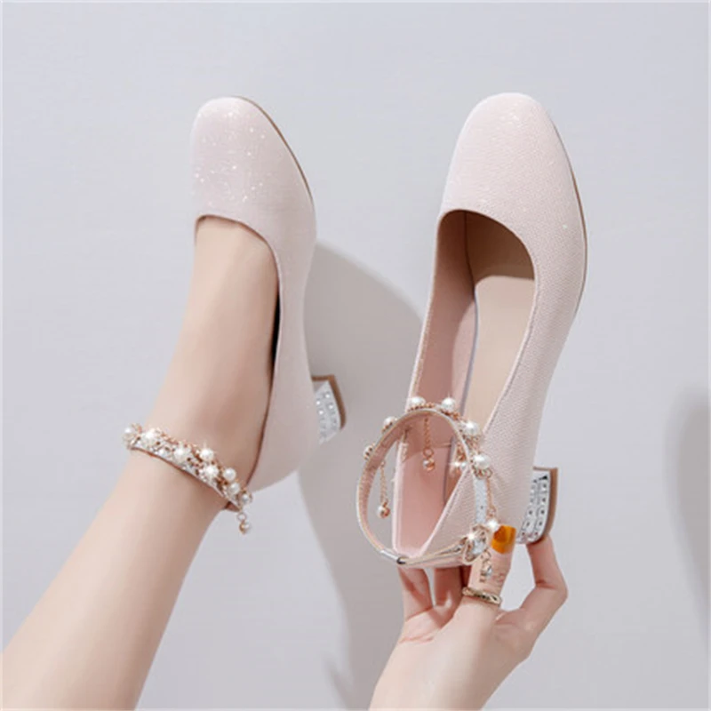 

New Children Leather Shoes Dress High Heels Girls Princess Spring/Autumn Party Moccasins Student Casual Kids Baby Toddler 02B