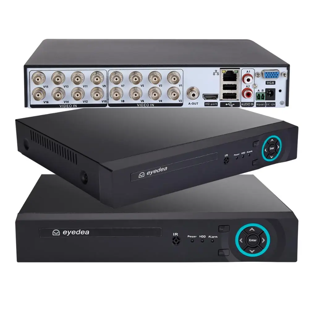Камера видеонаблюдения Eyedea 16 каналов AHD 1080P LITE 1080N HDMI DVR детектор движения