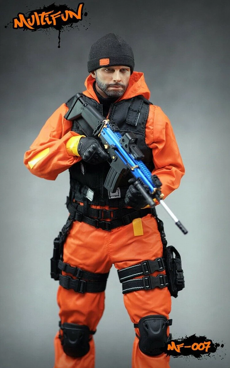 

1/6 MF007 Quarantine Zone Agent Set No Body Head For 12" Action Figure Toys
