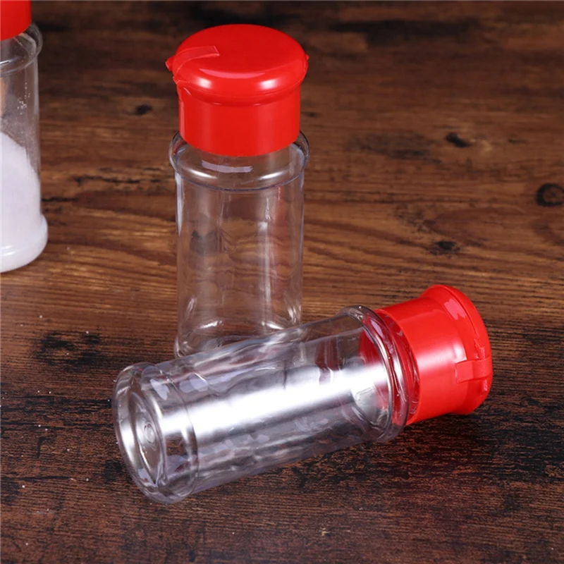 12 шт пластиковая Солонка и перечница с дырочками сверху баночка для приправ