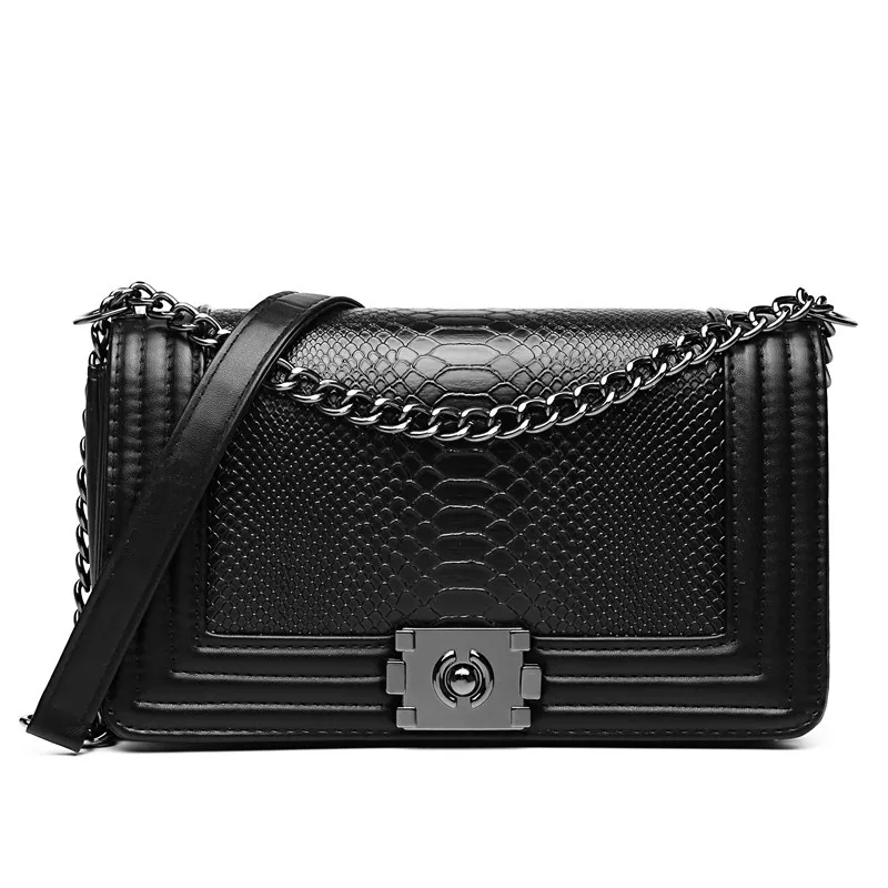 

Designer purse female single Shoulder Bag Luxury Brand Women Bag Snake Crossbody bag for Women Leather Handbags