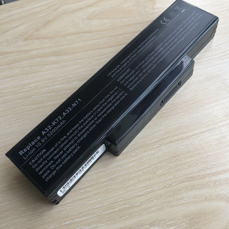6 ячеек Аккумулятор для ноутбука ASUS A32-K72 A72 A72D A72DR A72F A72J A72JK A72JR K72 K72D K72DR K72DY K72F K72J K72JA