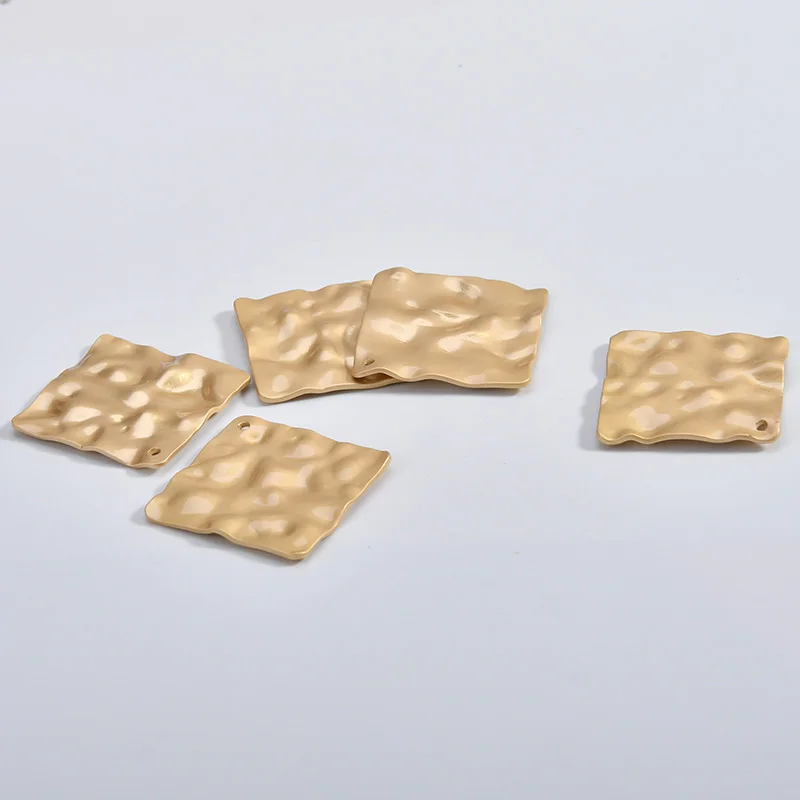 Корейские серьги Харадзюку с геометрическим рисунком из Азиатского золота