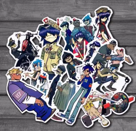 

200sets New Gorillaz Cool Sticker (10Pcs /Lot)