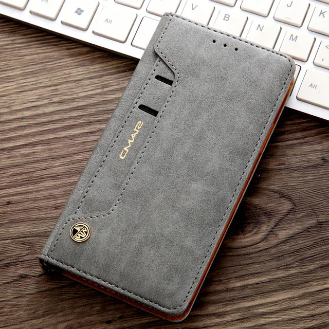 

YXAYN Magnetic Leather Luxury Wallet Flip Case For Galaxy S9 S10 S20 S20Ultra Note 10 9 Cover