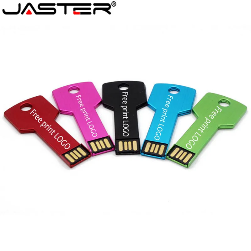 JASTER 1 шт. Бесплатный Пользовательский логотип 100% реальная емкость 11 цветов ключ