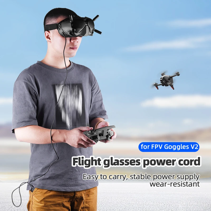 Кабель питания для DJI FPV GOggles V2 130 30/USB-PD см с поддержкой быстрой зарядки PD |