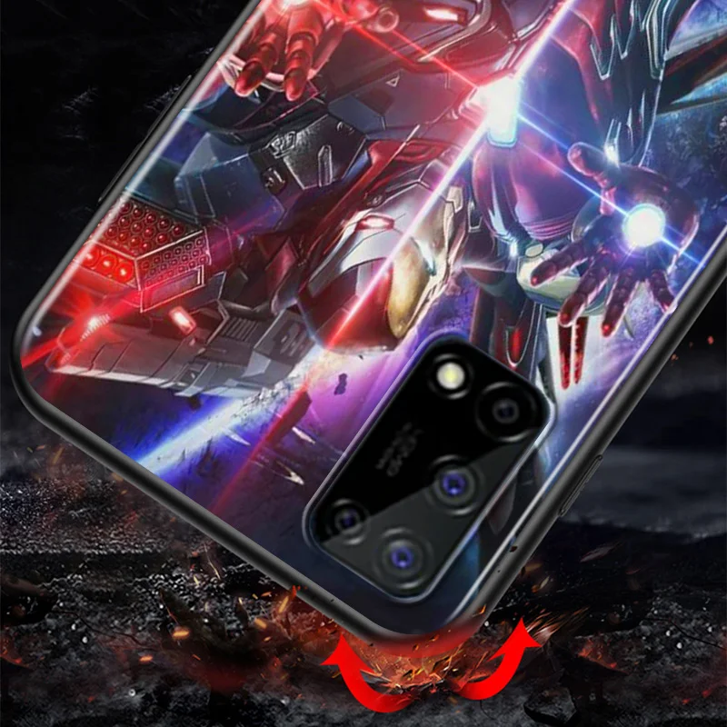 

Marvel Avengers Iron Man Super Hero For Huawei Honor V30 30S 30i 30 View 20 V20 20E 20i 20S Lite Pro Plus 5G Black Phone Case
