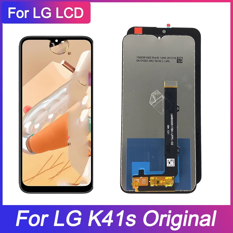 100% протестированный 6 55 для LG K41S ЖК-дисплей сенсорный экран с рамкой дигитайзер в