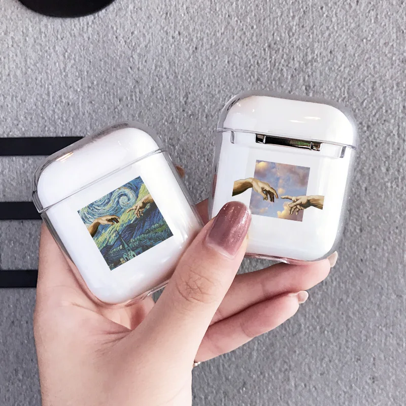 Модный чехол с забавным рисунком для Apple Airpods Pro, Роскошный прозрачный защитный чехол для наушников с Bluetooth для air pods 3, Жесткий Чехол
