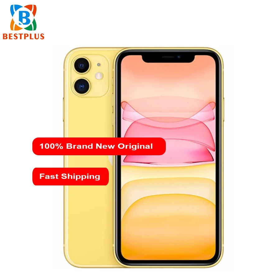 Абсолютно Новый Apple iphone 11 A2111 мобильный телефон 6 1 дюйма 4 Гб ОЗУ 128 ПЗУ