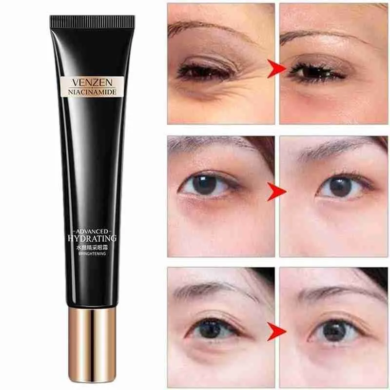 

VENZEN Nicotinamide Day And Night Moisturizing Eye Cream Anti Firming Improve Eye Bags And Dark Circles Eye Skin Care